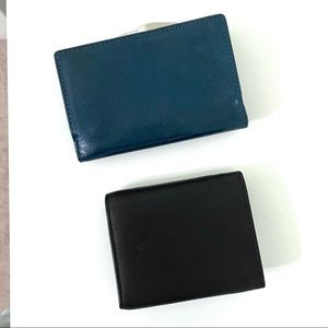 Like new genuine leather wallets purchased in Italy